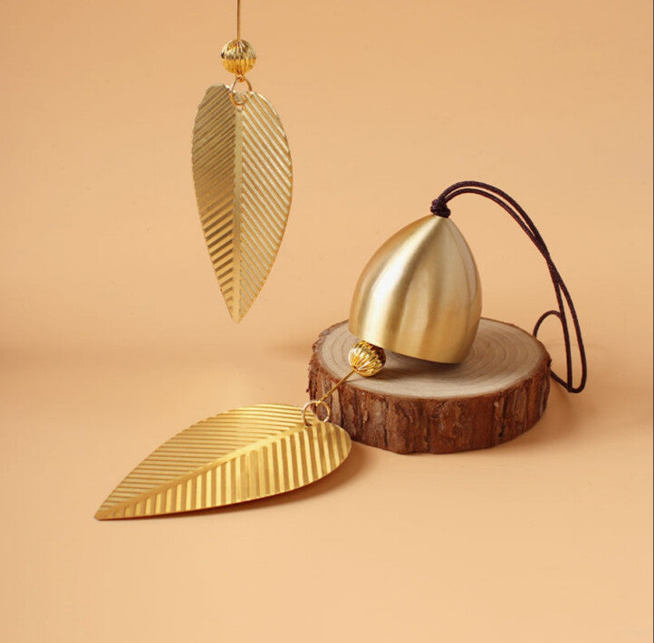 Copper Leaf Wind Chime (铜风铃) – view 1