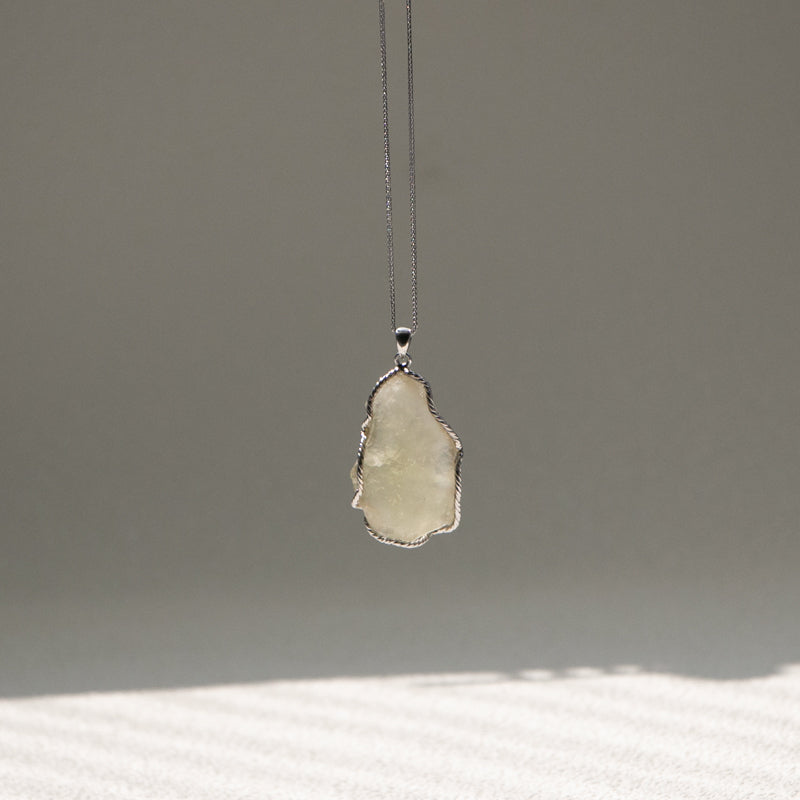 Libyan desert glass pendant