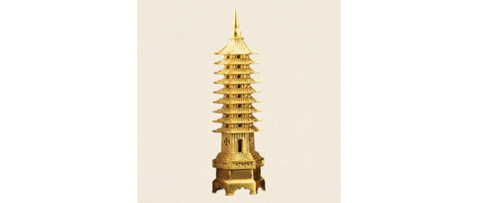 Brass Wenchang Pagoda — academic and career luck activator