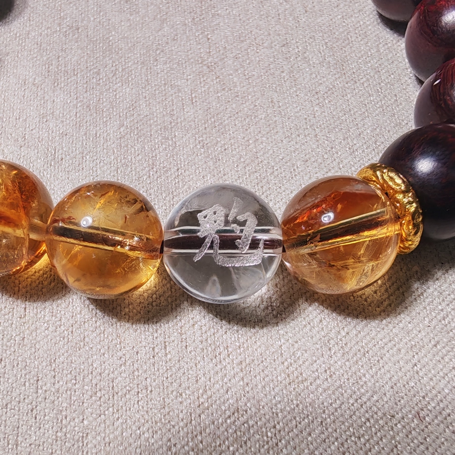 Ben Ming Star Bracelet (Daoist Bei Dou Seven Stars × 12 Zodiacs) - Healing Crystwinity