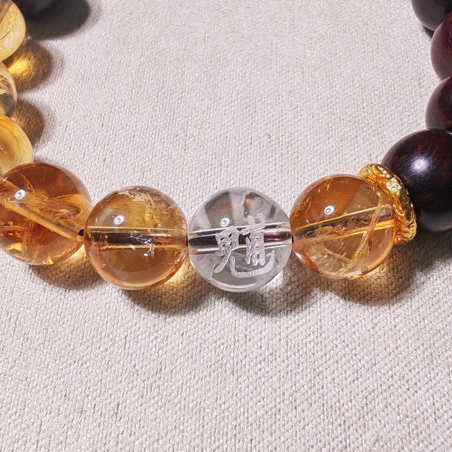 Ben Ming Star Bracelet (Daoist Bei Dou Seven Stars × 12 Zodiacs) - Healing Crystwinity