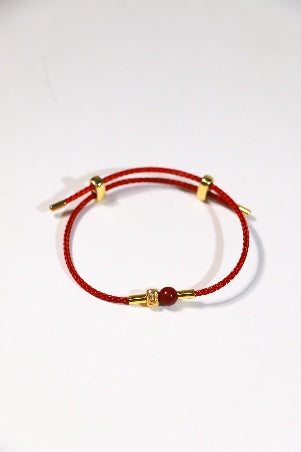 Red String Protection Bracelet — 12 Daoist Designs (Adjustable) - Healing Crystwinity