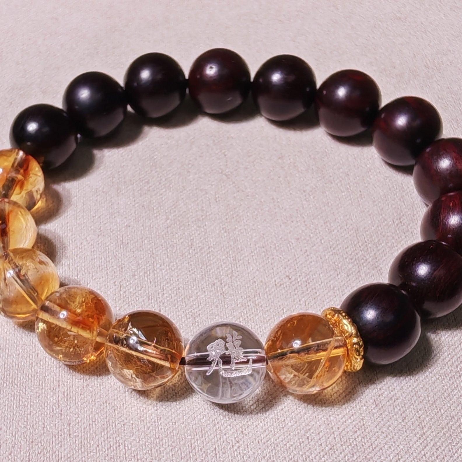 Ben Ming Star Bracelet (Daoist Bei Dou Seven Stars × 12 Zodiacs) - Healing Crystwinity