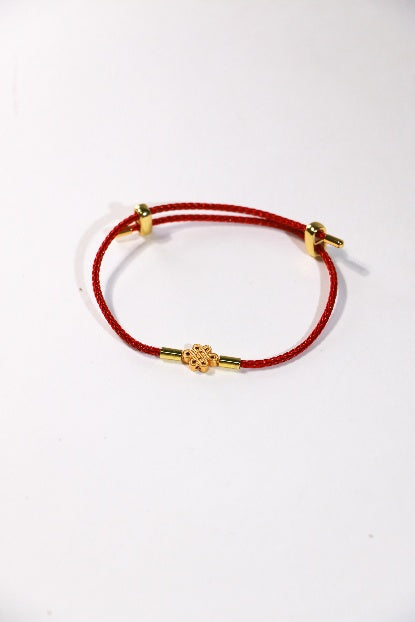 Red String Protection Bracelet — 12 Daoist Designs (Adjustable) - Healing Crystwinity