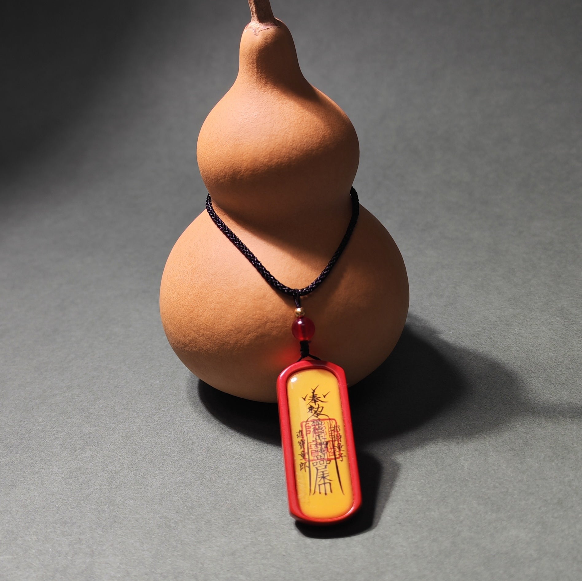 Cinnabar Tai Sui Talisman Pendant — 2026 Daoist Protection - Healing Crystwinity