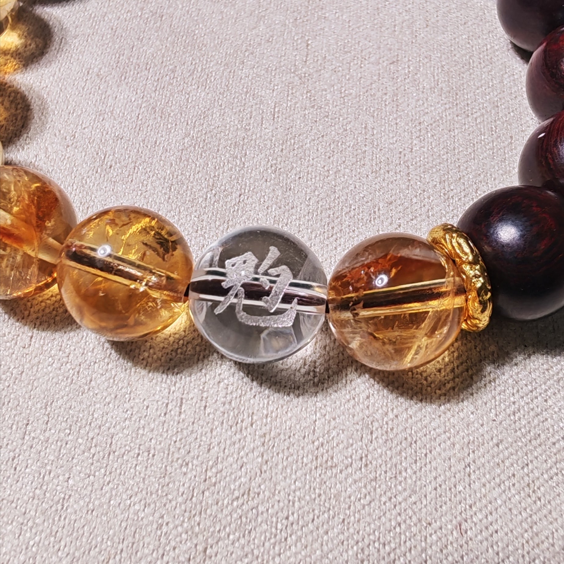 Ben Ming Star Bracelet (Daoist Bei Dou Seven Stars × 12 Zodiacs) - Healing Crystwinity