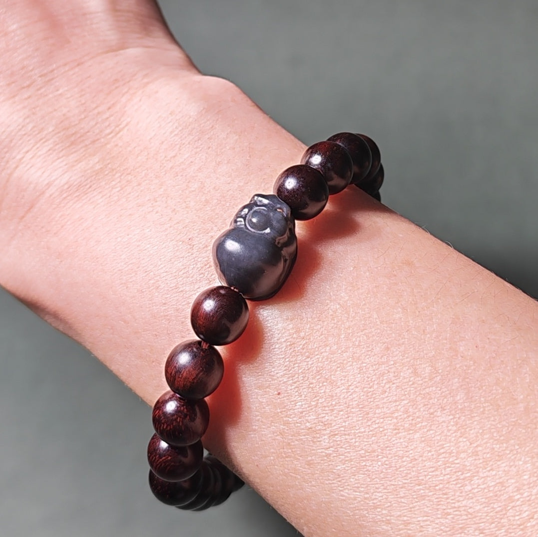Daoist Wealth Bracelet Collection — Pixiu, Five Gods of Wealth & Moyu Jade - Healing Crystwinity