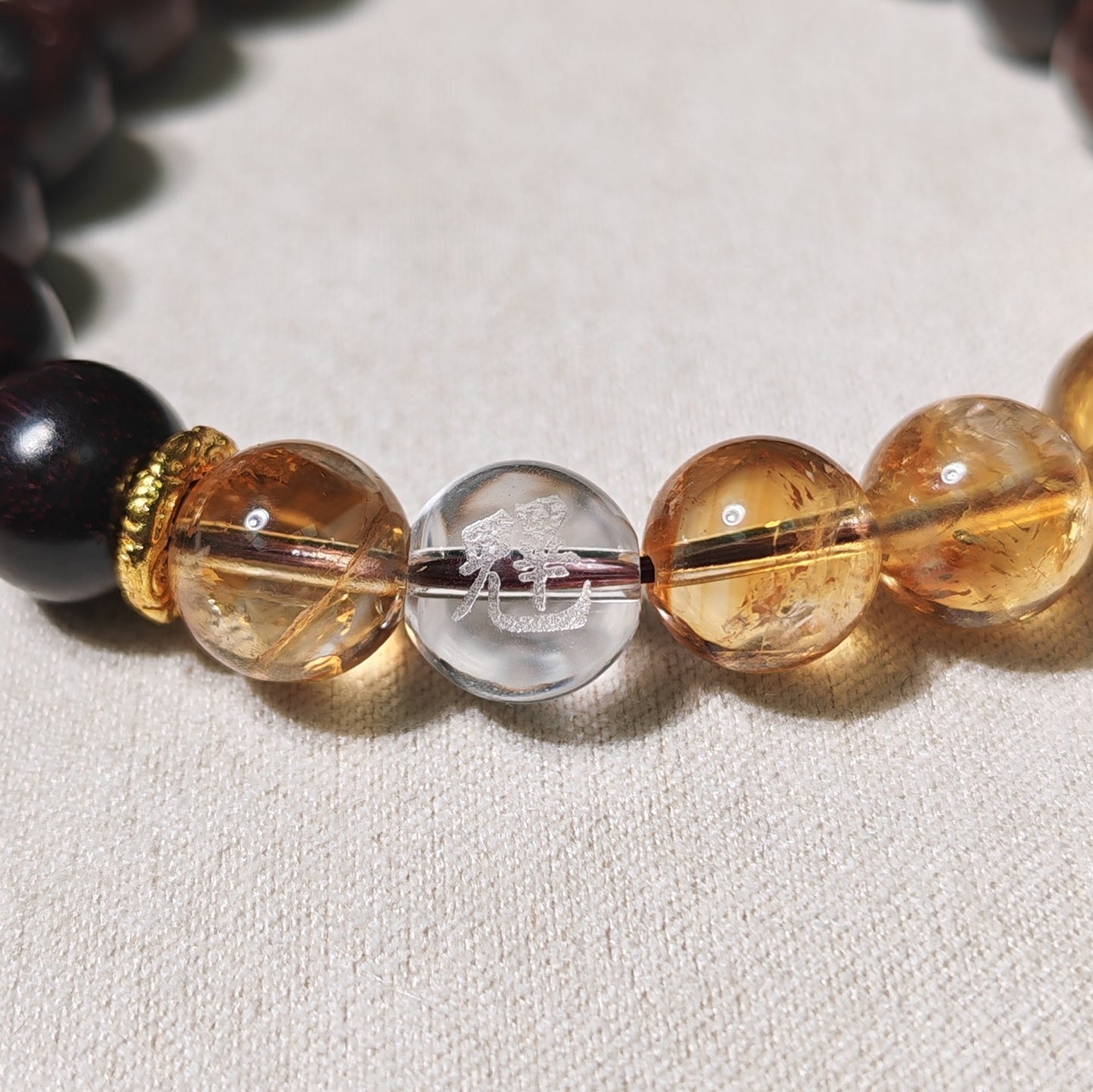 Ben Ming Star Bracelet (Daoist Bei Dou Seven Stars × 12 Zodiacs) - Healing Crystwinity