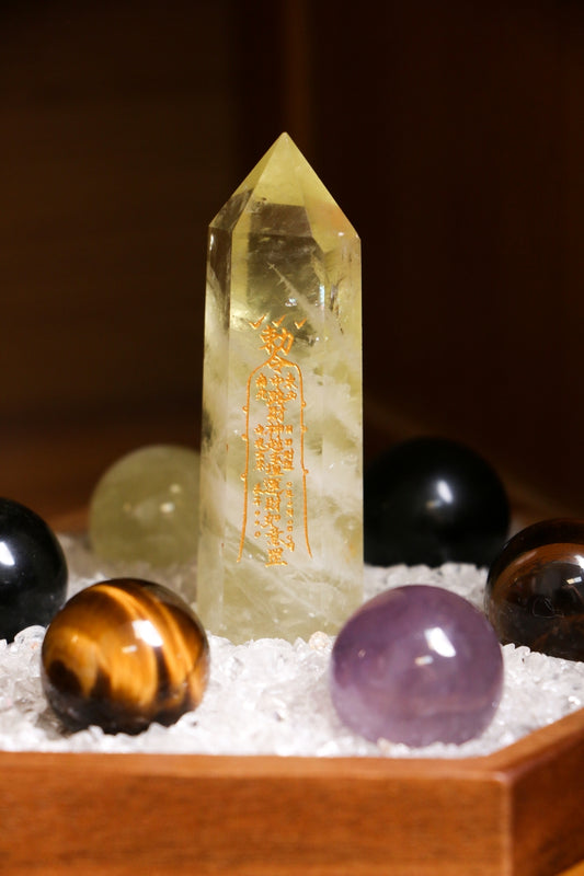 Seven-Star Wealth Feng Shui Grid — Prosperity Crystal Array - Healing Crystwinity