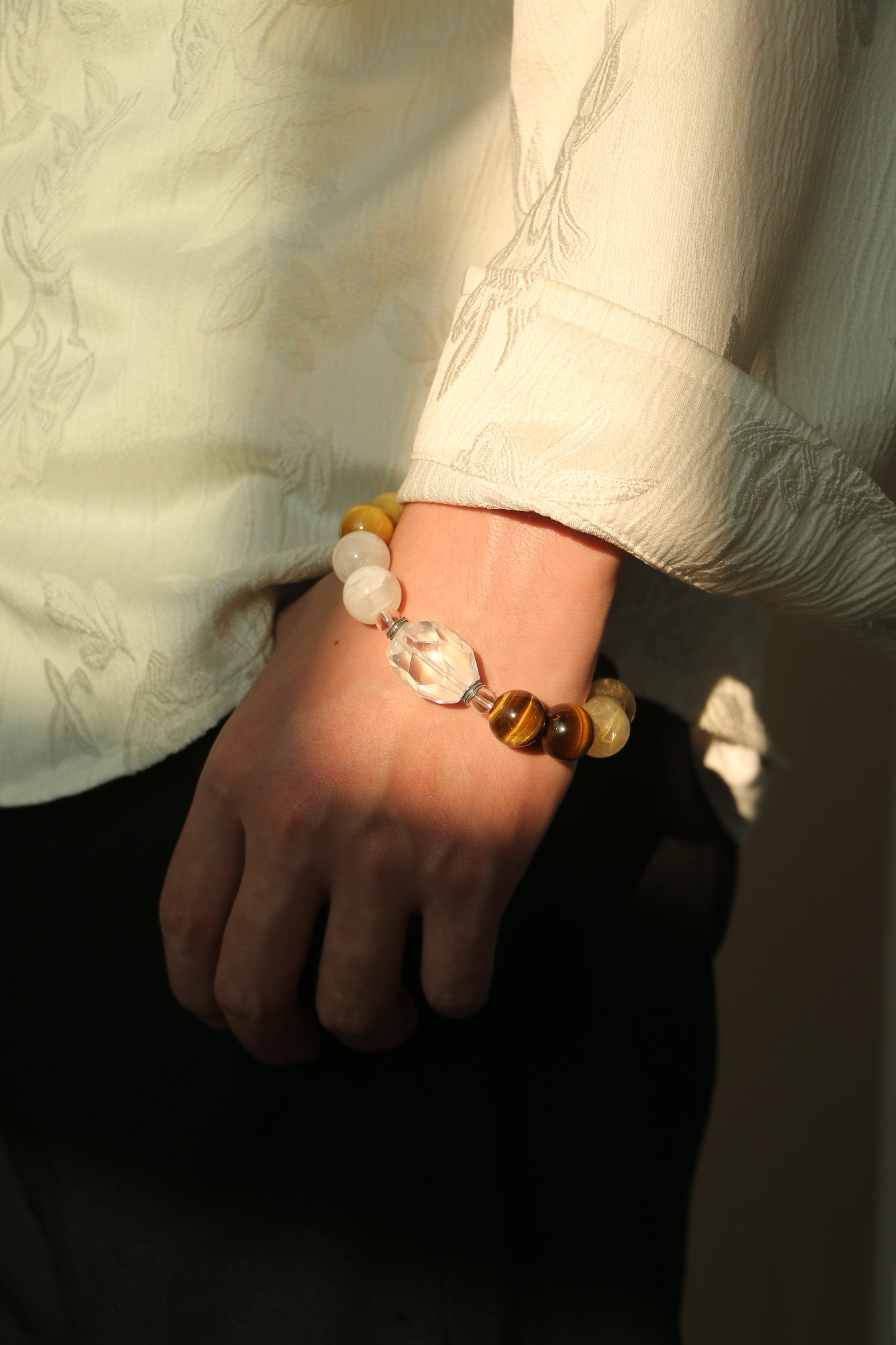 Men's Zodiac Luck Crystal Bracelet - Healing Crystwinity