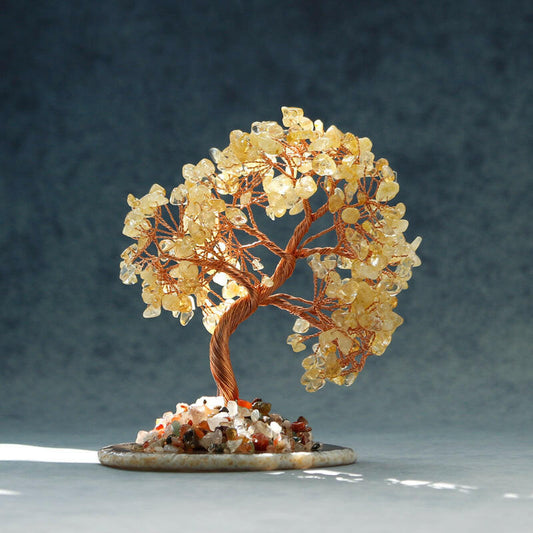 Citrine Tree Wealth attraction decor