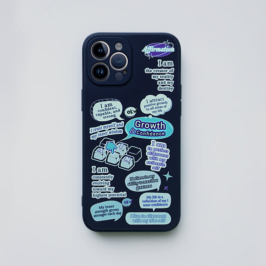 Growth & Confidence Affirmation Phone Case For iPhone 8-16