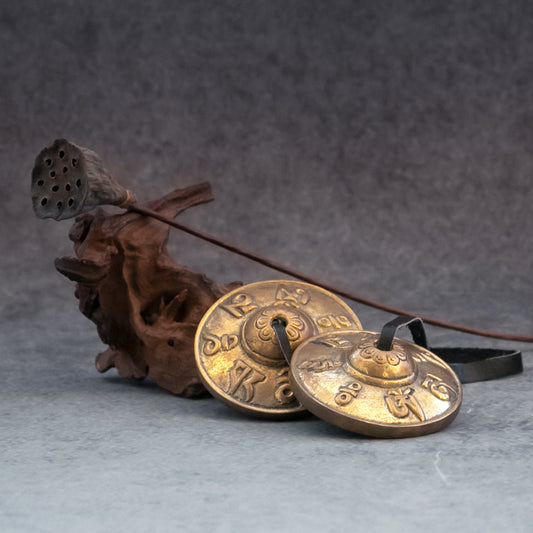 meditation cymbals Nepalese Brass Tingsha Bells