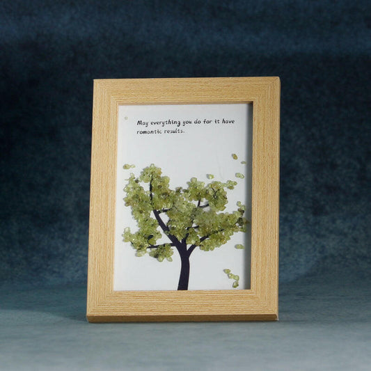 Peridot Tree decor Frame Gift