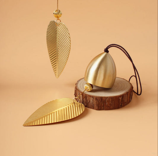 Copper Leaf Wind Chime (铜风铃) – view 1